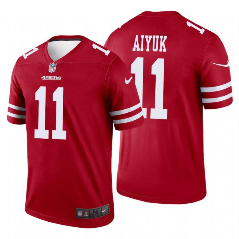 Men San Francisco 49ers #11 Brandon Aiyuk Nike Scarlet Legend NFL Jersey->san francisco 49ers->NFL Jersey